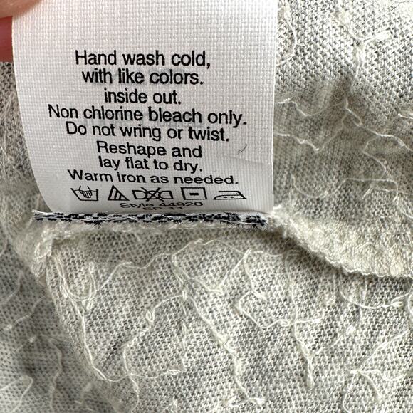 J.Crew‎ Grey Silver Sequin Sleeveless Scoop Neck Embellished Tank Top Medium - Picture 5 of 7